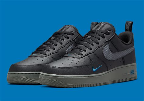 nike air force 1 zwart met blauw|nike air force 1 maat.